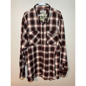 Dixxon Flannel Shirt Mens 3XL The Sidecar Heavyweight Button Up